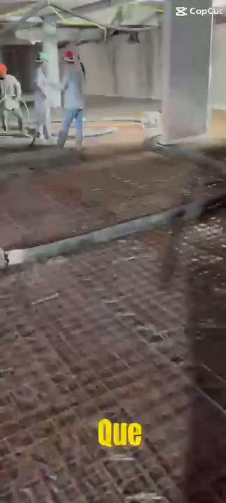 Canteiro em execução